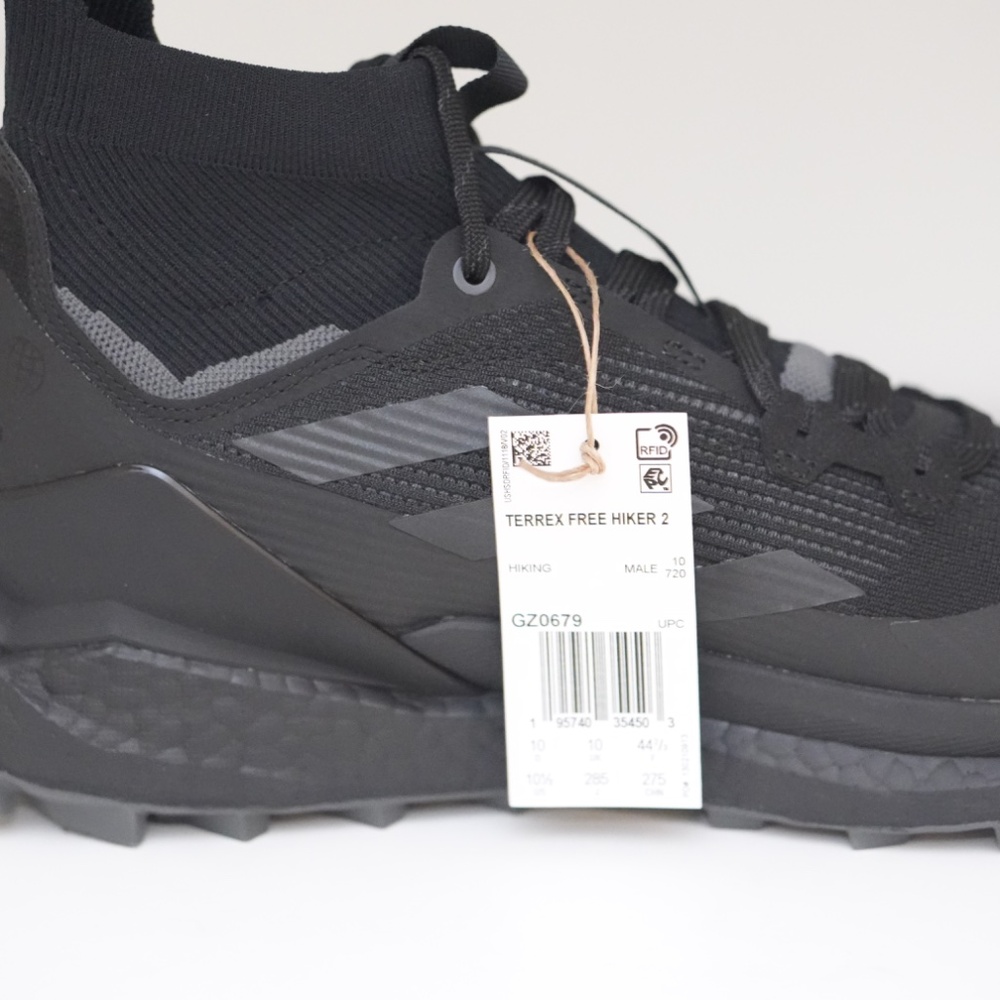 Adidas TERREX Terrex Free Hiker 2 GZ0679 Men's Core Black/Grey 10.5 - Picture 7 of 7